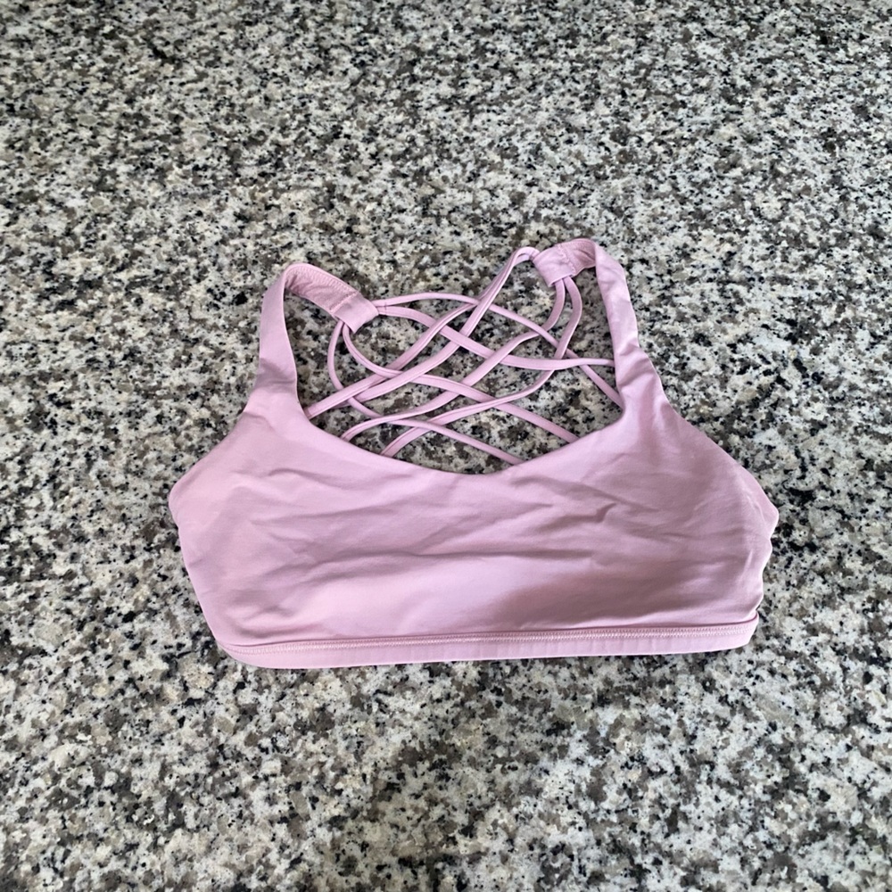Lululemon Strappy Pink Sports Bra
